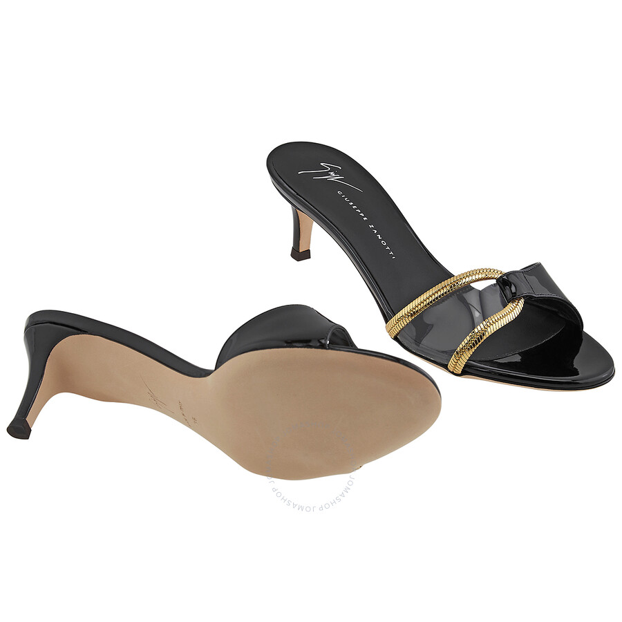 Giuseppe Zanotti Ladies Black GZ Infinity Mules