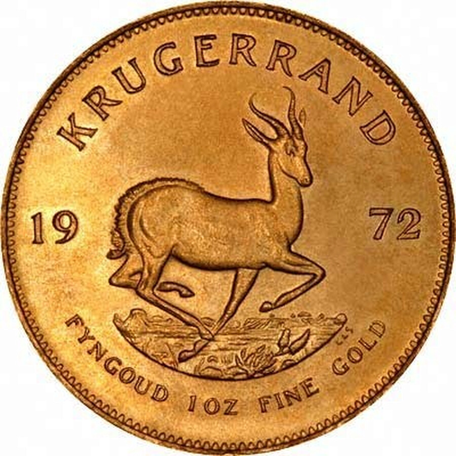 1972 South Africa 1 OZ Gold Krugerrand