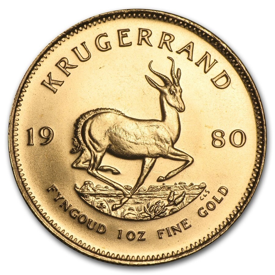 1980 South Africa 1 OZ Gold Krugerrand