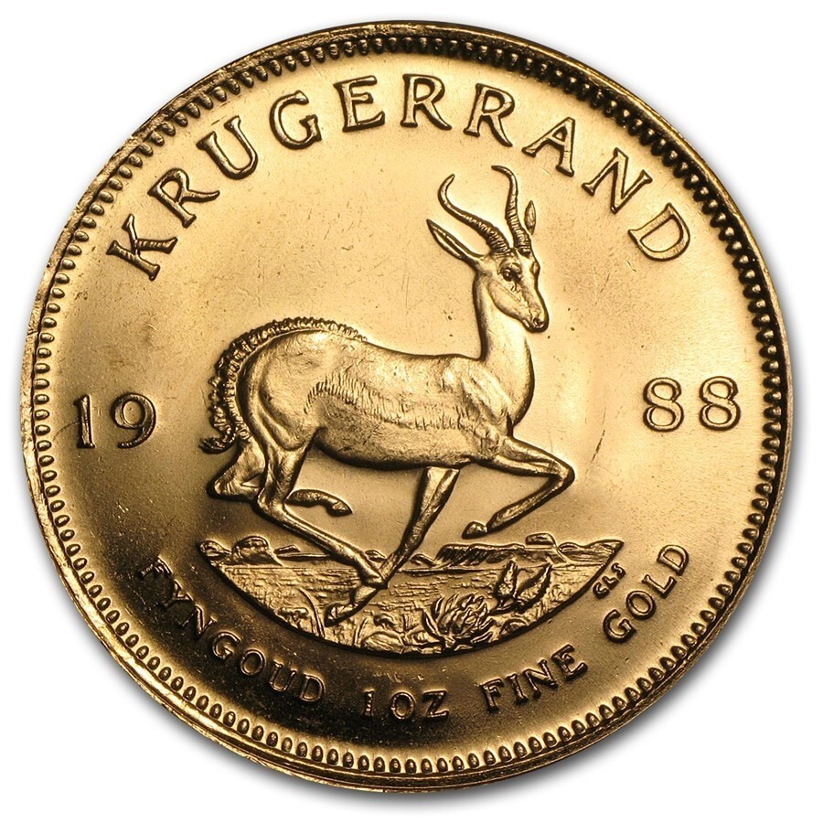 1988 South Africa 1 OZ Gold Krugerrand