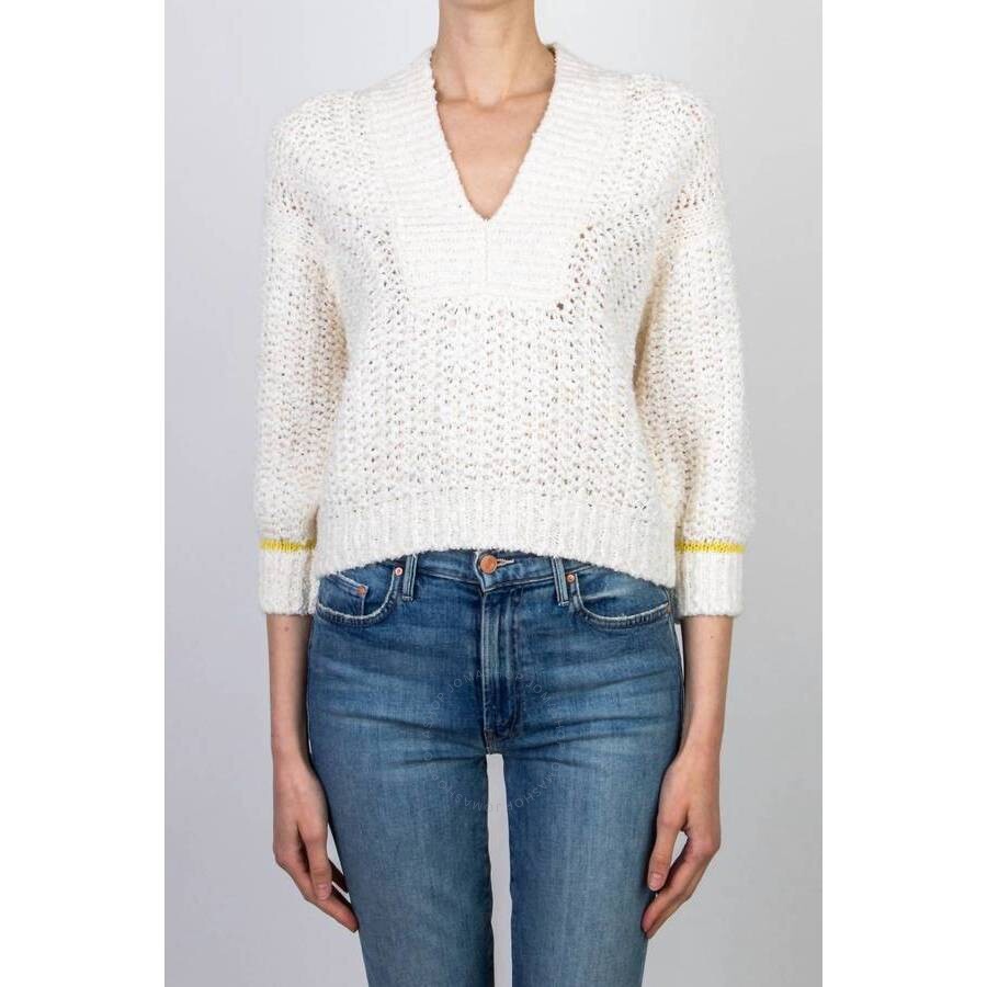 forte forte Ladies Maglia Knit Sweater White