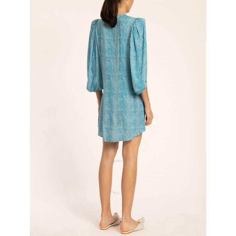 Adriana Degreas Ladies Voluminous Sleeves And Knot Cover-Up Tortoise