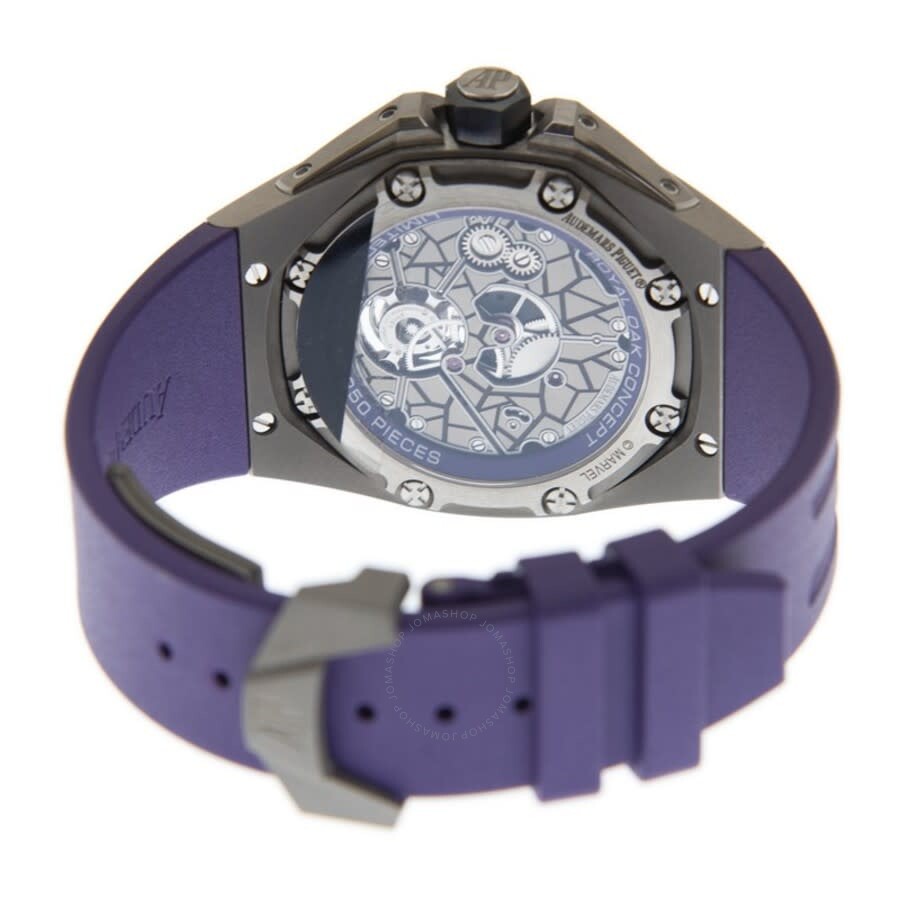 Audemars Piguet Royal Oak Concept “Black Panther” Tourbillon Hand Wind Silver Dial Men's Watch 26620IO.OO.D077CA.01