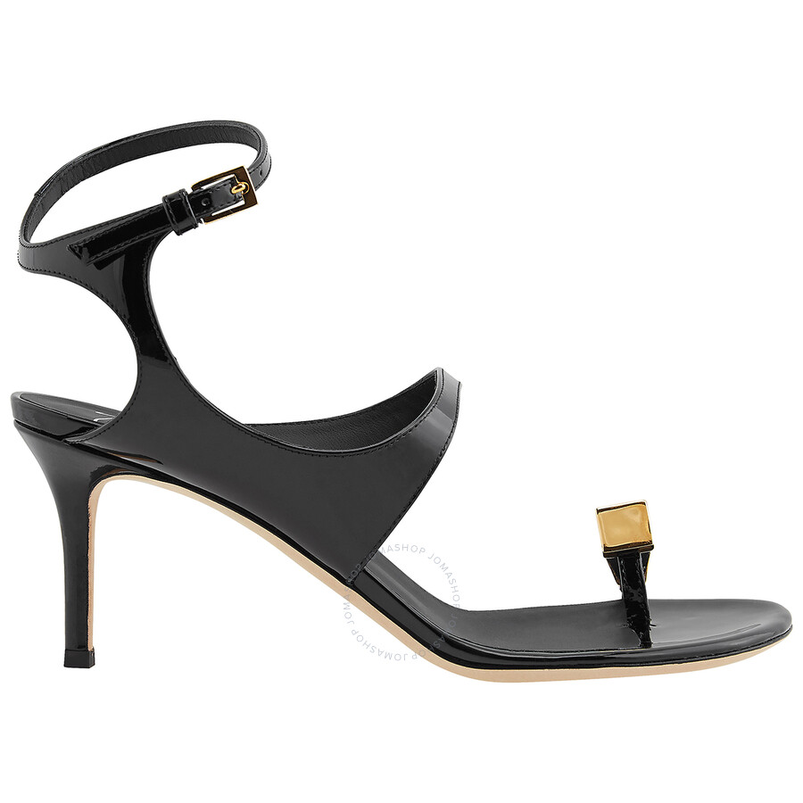 Giuseppe Zanotti Ladies Black Helmut 70mm Sandals