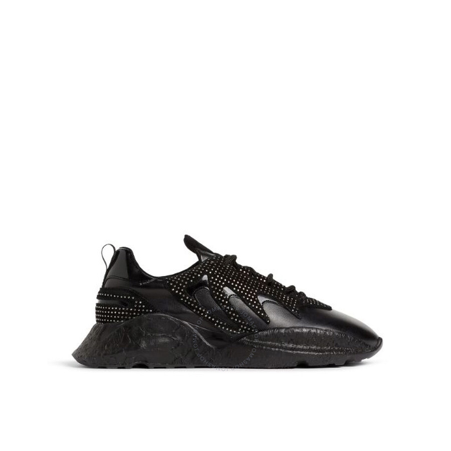 Roberto Cavalli Men's Black V1per Studded Low-top Sneakers