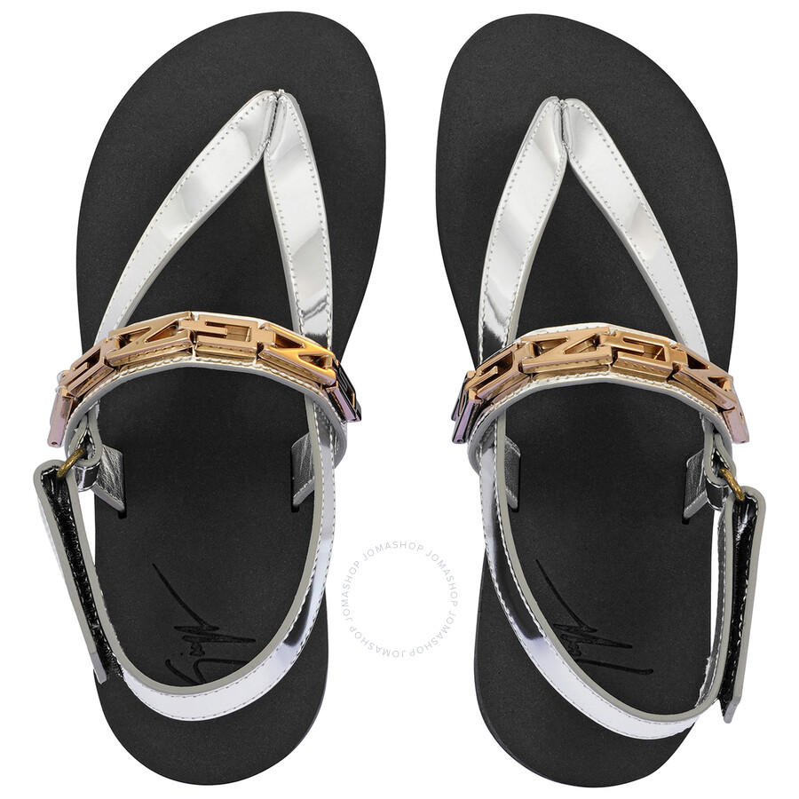 Giuseppe Zanotti Ladies Newport 20 Leather Sandals