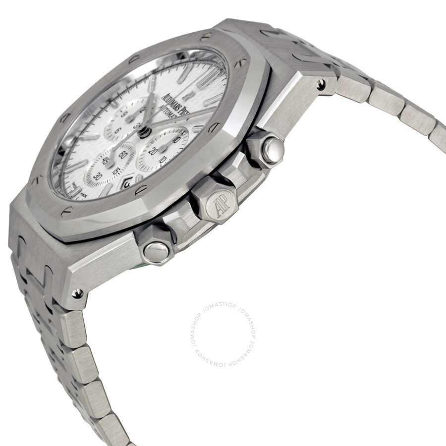 Pre-owned Audemars Piguet Royal Oak Chronograph Chronograph Silver-Tone Dial Men's Watch 26320ST.OO.1220ST.02