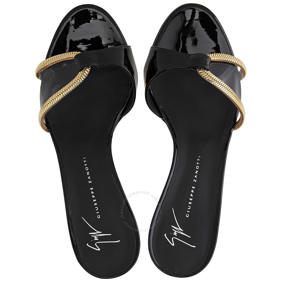 Giuseppe Zanotti Ladies Black GZ Infinity Mules