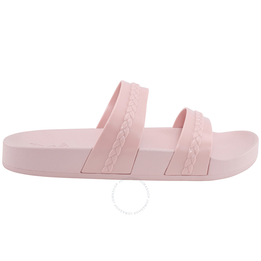 Ancient Greek Sandals Ladies Pale Pink Meli Jelly Flat Sandals