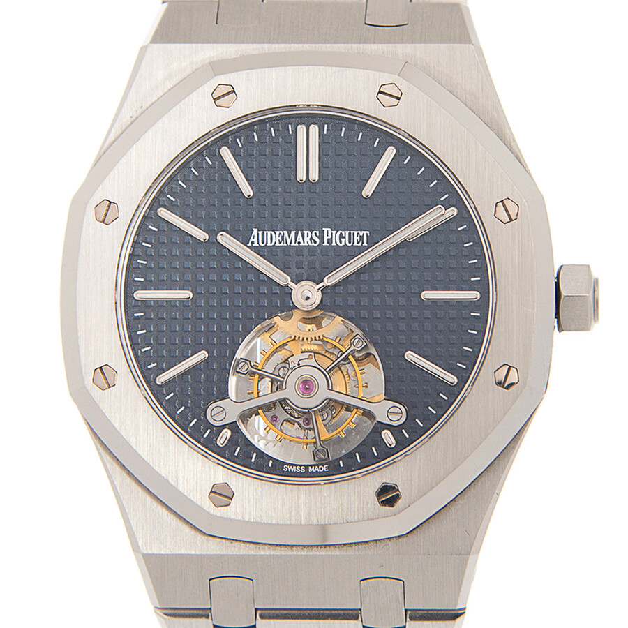 Audemars Piguet Royal Oak Tourbillon Blue Dial Steel Men's Watch 26510STOO1220ST01