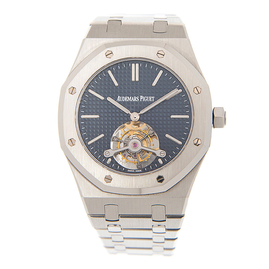 Audemars Piguet Royal Oak Tourbillon Blue Dial Steel Men's Watch 26510STOO1220ST01