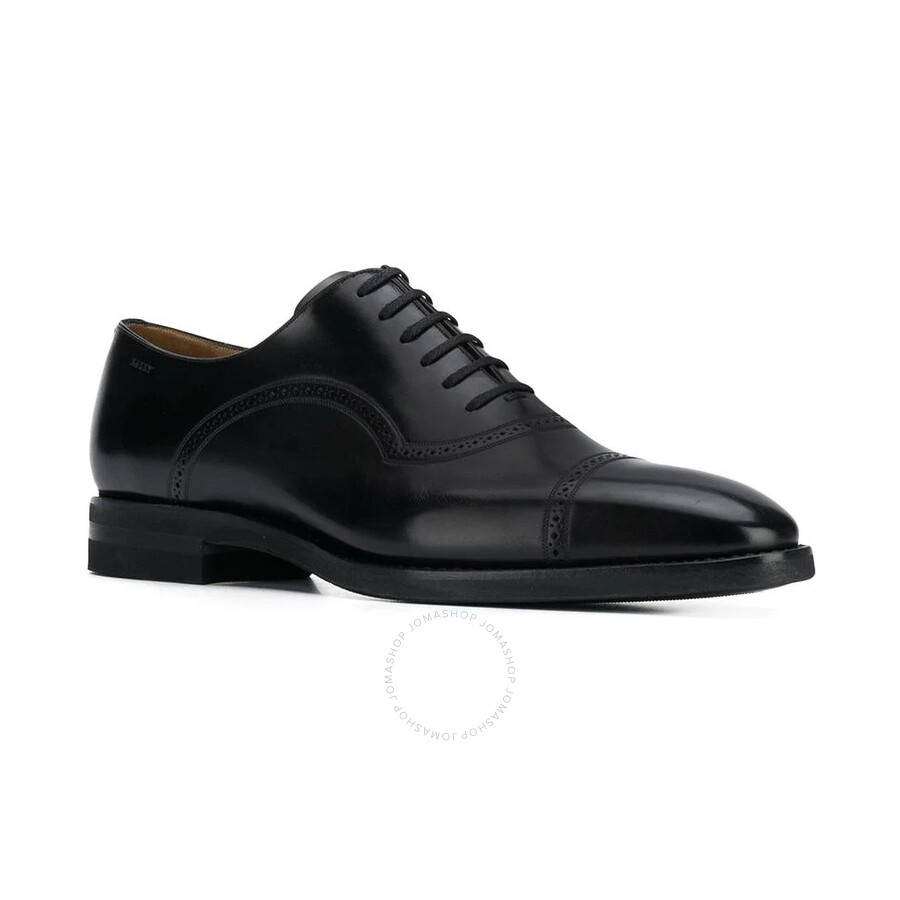 Bally Men's Black Scotch Lace-up Brogue Shoes