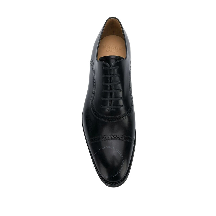 Bally Men's Black Scotch Lace-up Brogue Shoes