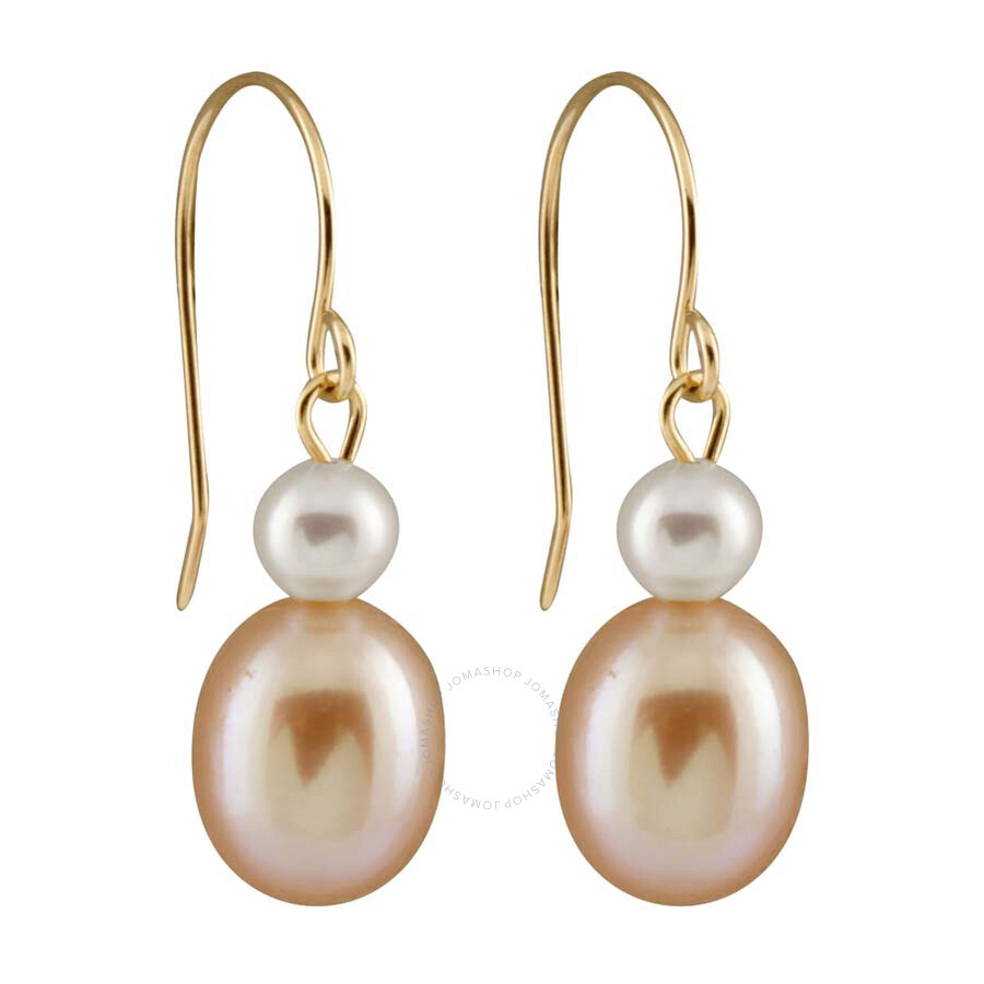 Bella Pearl Pink Freshwater Pearl Hook Earrings HOF-60