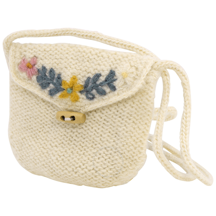 Bonton Orgeat Floral Knitted Crossbody Bag