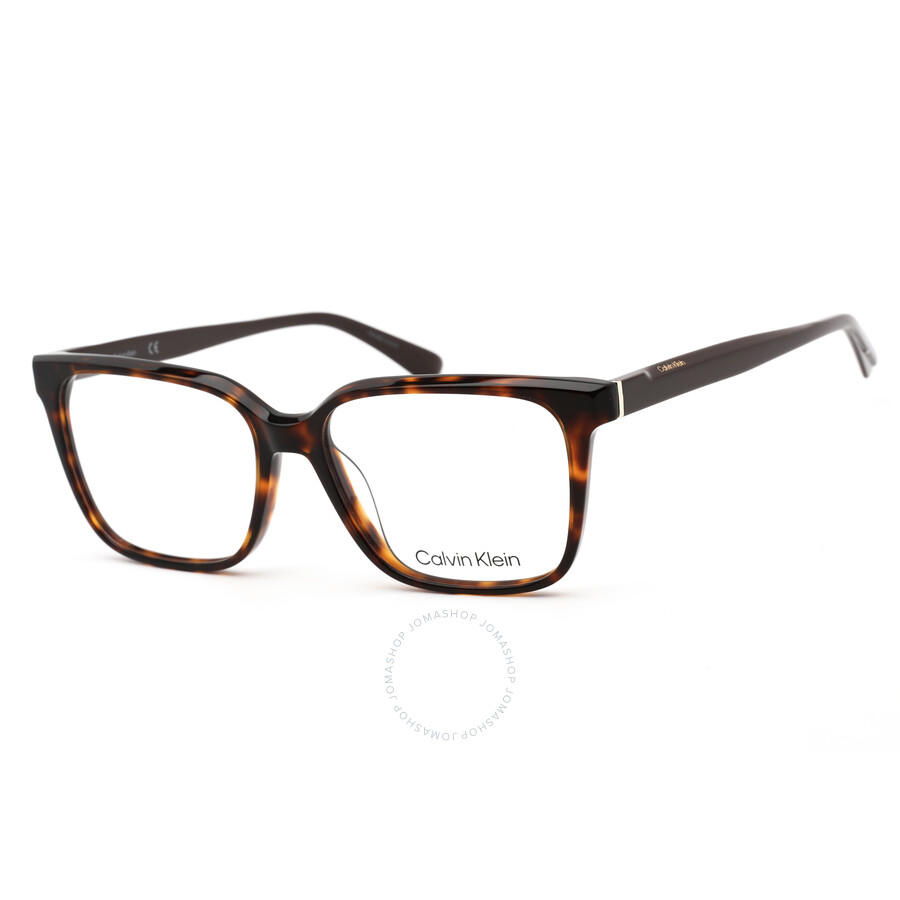 Calvin Klein Ladies Brown Rectangular Eyeglass Frames CK2152022053