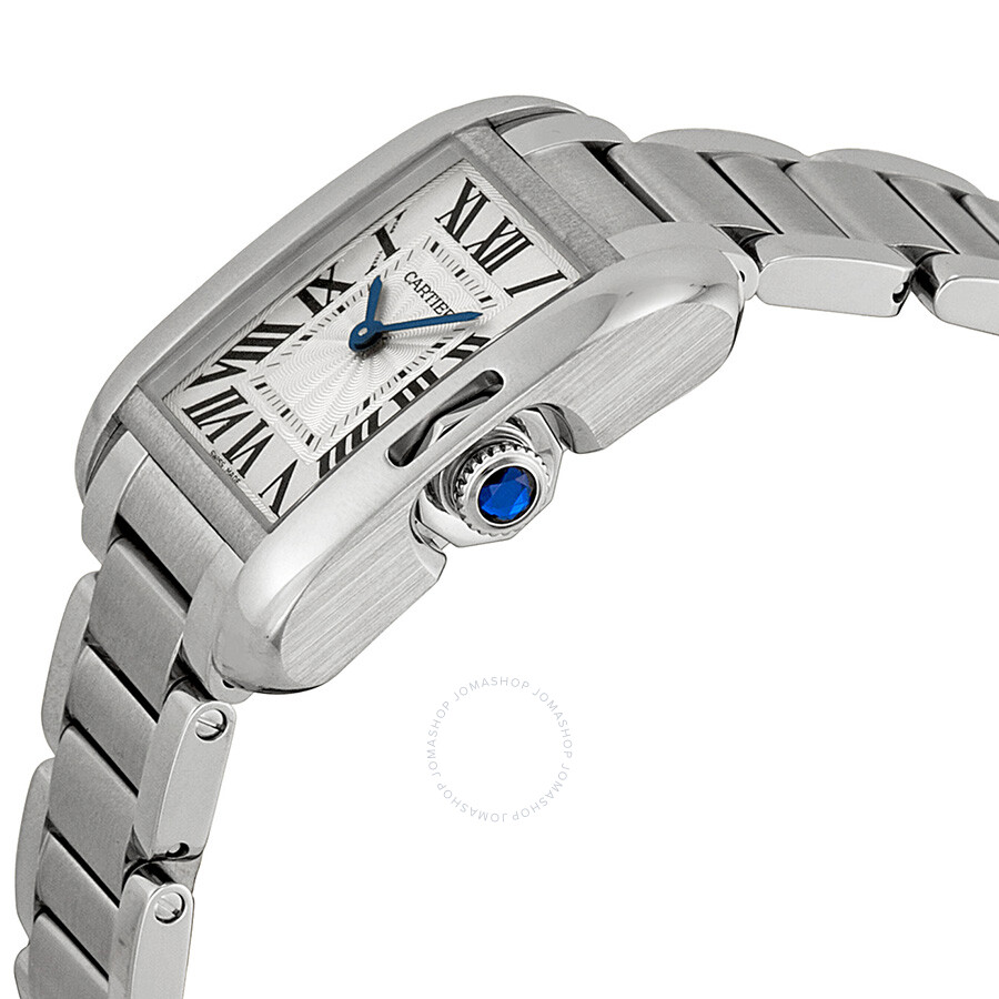 Cartier Tank Anglaise Silver Dial Ladies Watch W5310022