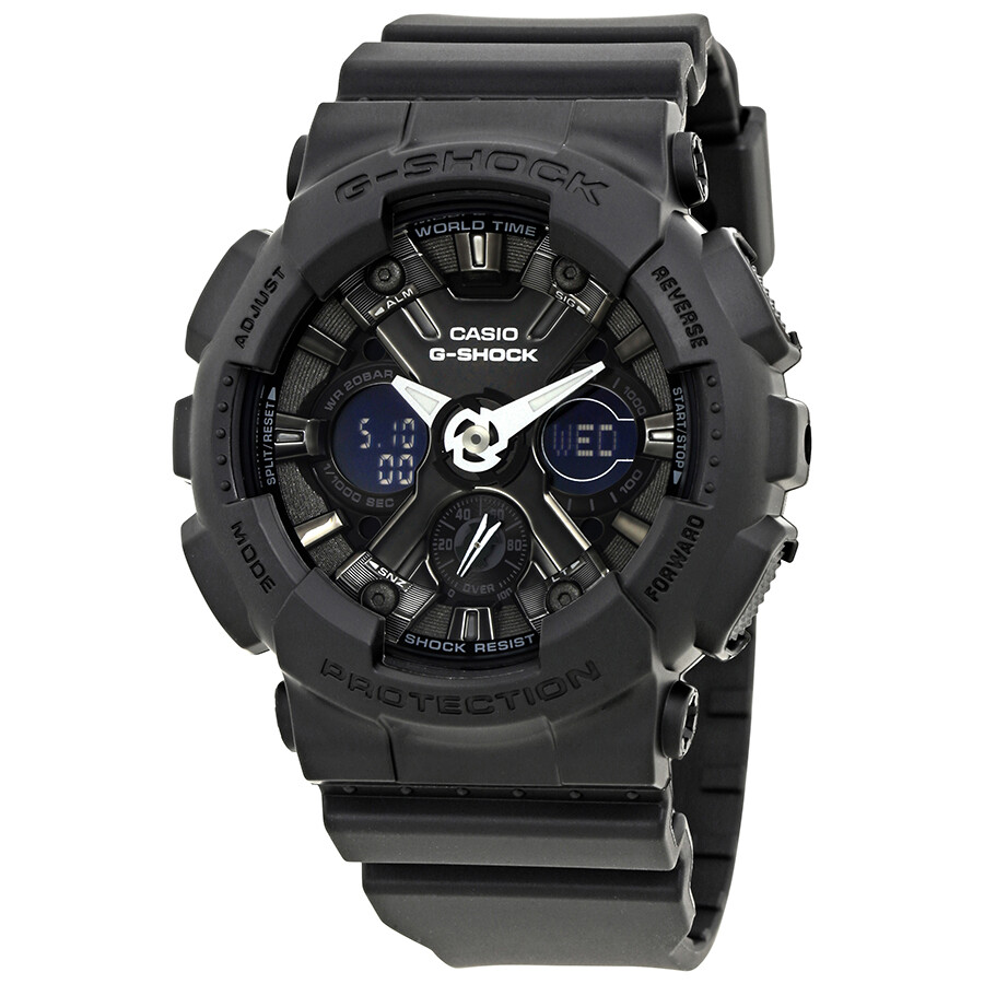 Casio G-Shock Black Dial Resin Ladies Watch GMA-S120MF-1ACR