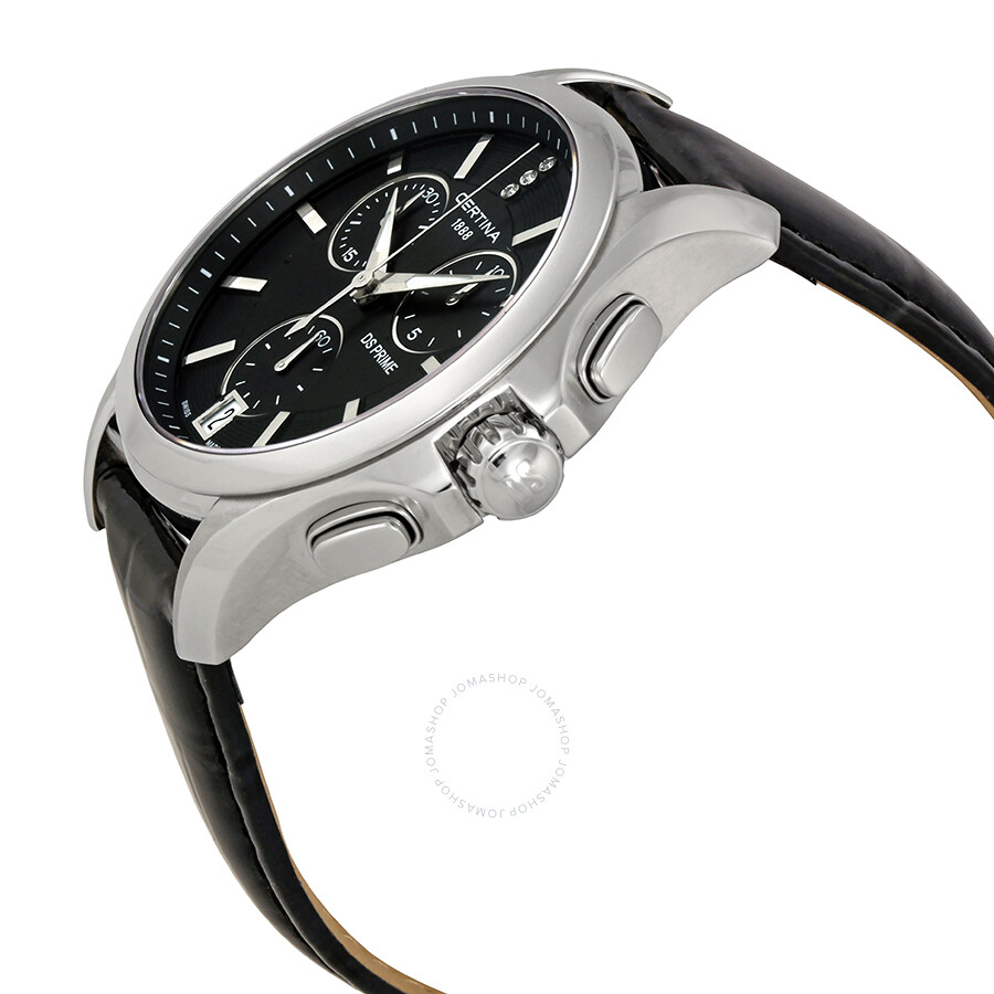 Certina DS Prime Chronograph Black Dial Ladies Watch C004.217.16.056.00