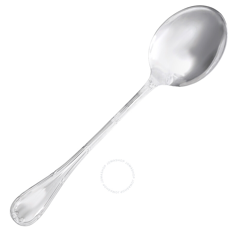 Christofle Silver Plated Rubans Salad Serving Spoon 0024-082