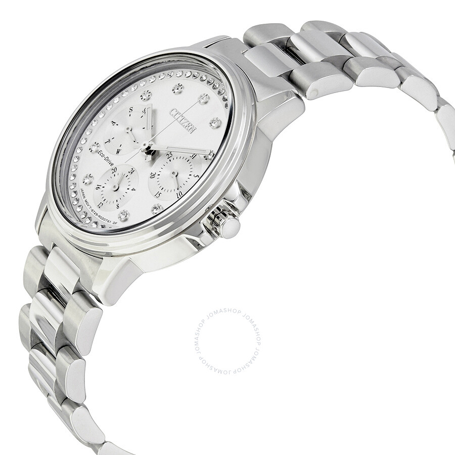 Citizen Silhouette Eco-Drive Multi-Function Silver Dial Ladies Watch FD2040-57A