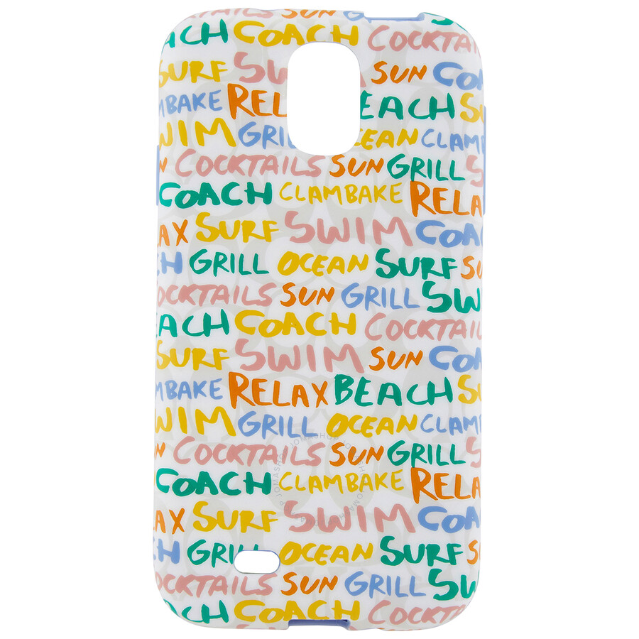 Coach  Summer Graffiti Samsung Galaxy S4 Phone Case