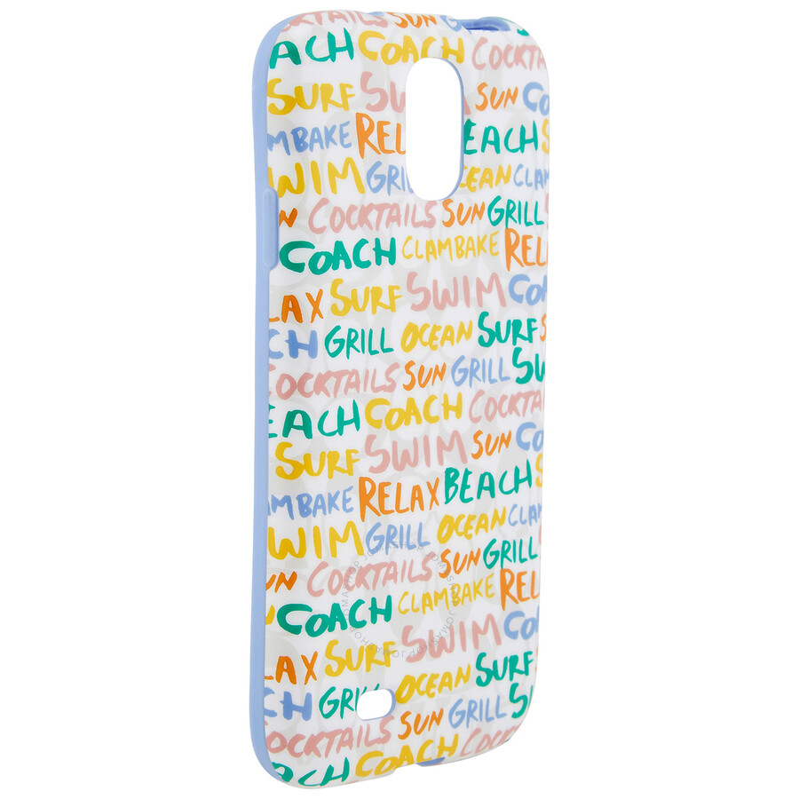 Coach  Summer Graffiti Samsung Galaxy S4 Phone Case