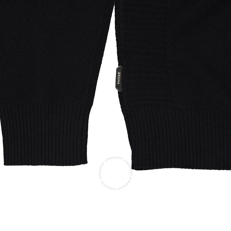 Ermenegildo Zegna Funnel Neck Wool-blend Knitted Jumper