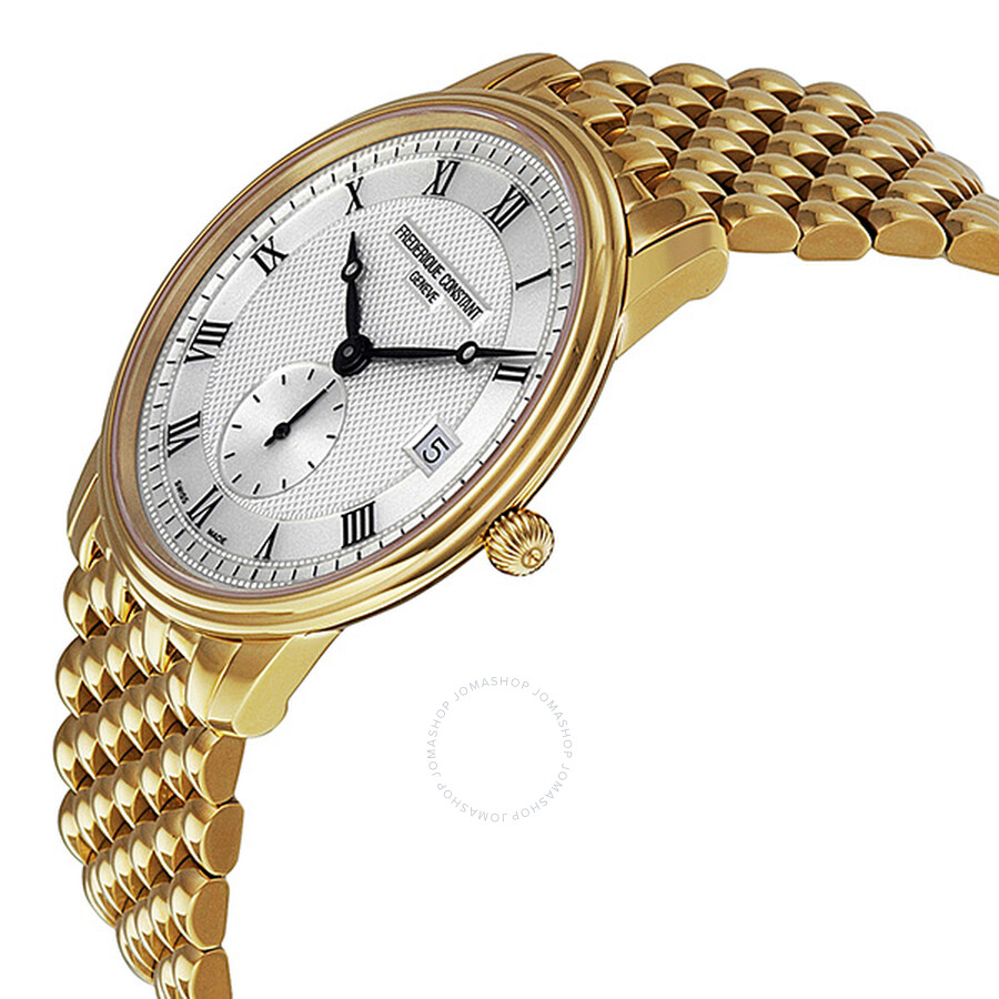 Frederique Constant Slim Line Yellow Gold-plated Men's Watch FC-245M4S5B