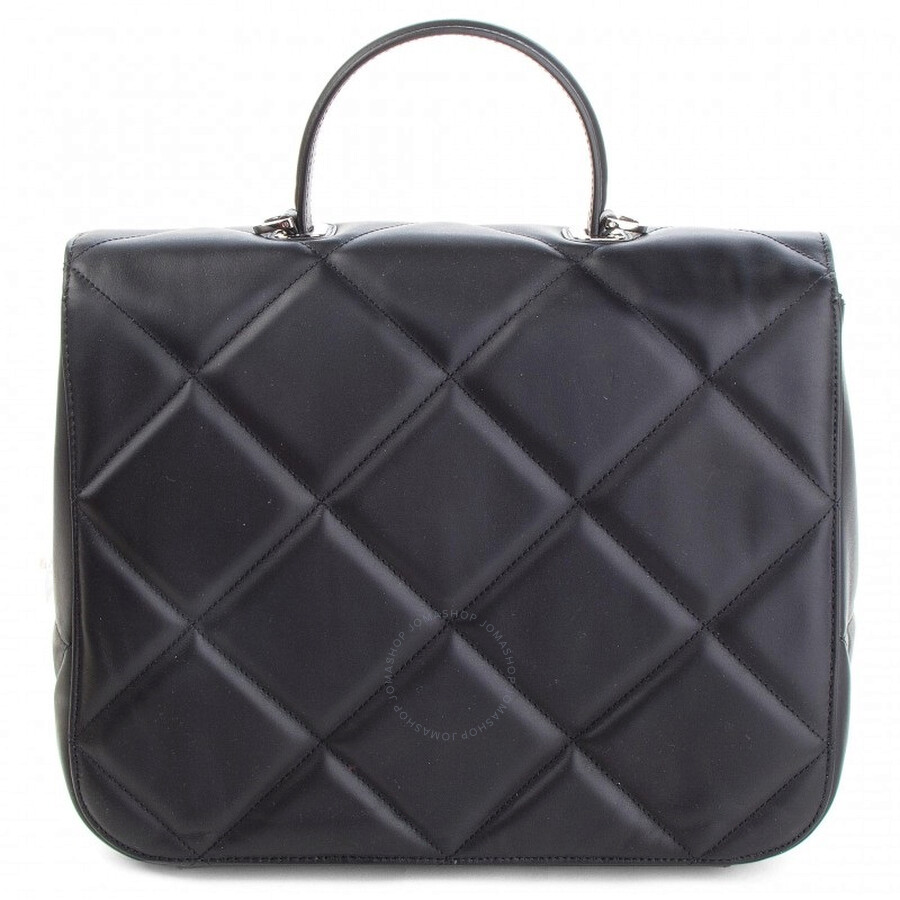 Furla Fortuna Quilted Leather Top Handle Bag