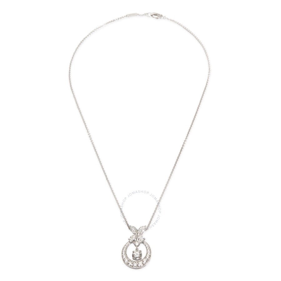 Pre-Owned Graff Marquise, Pear & Round Diamond Pendant in 18K White Gold 2.47 CTW