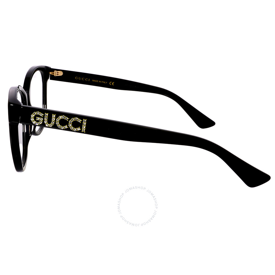 Gucci Demo Cat Eye Ladies Eyeglasses GG0421O 001 55