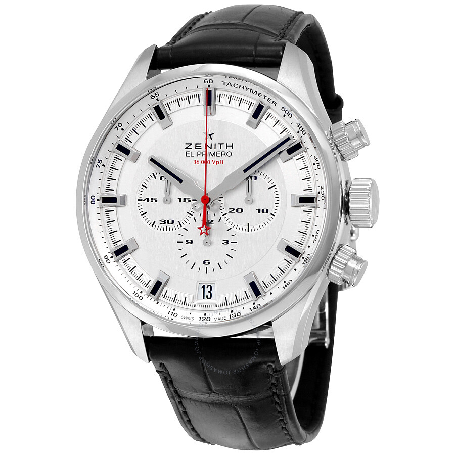 Zenith El Primero Sport Chronograph Automatic Silver Dial Men's Watch 03228040001C713