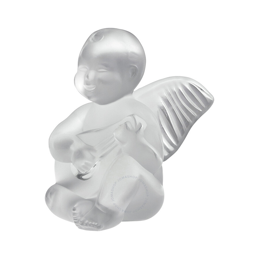 Lalique Cherub With Mandoline 1212200