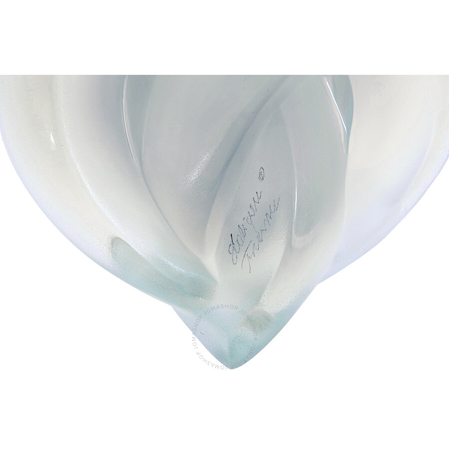 Lalique Crystal Hearts Sculpture Opalescent Paperweight 1184800