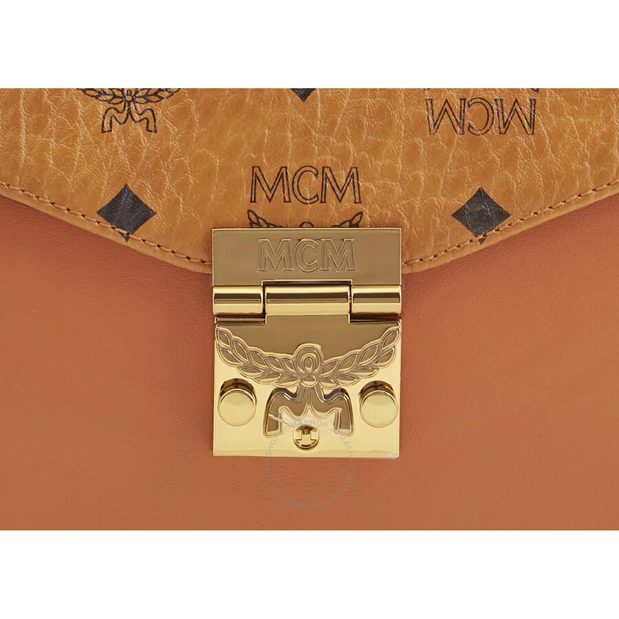 MCM Ladies Patricia Satchel in Visetos