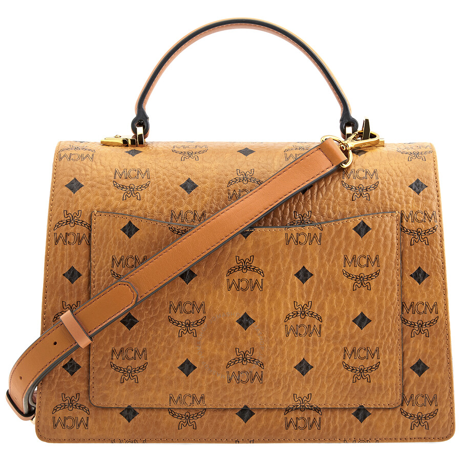 MCM Ladies Patricia Satchel in Visetos