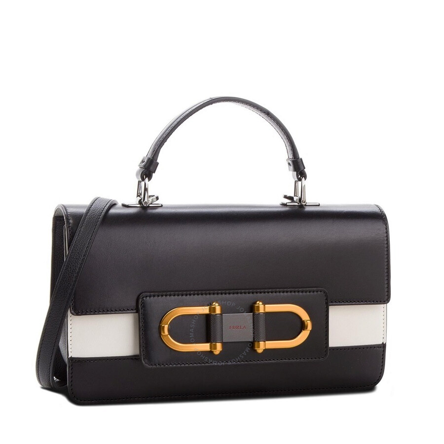 Open Box - Furla Bellaria S Top Handle Bag In Onyx