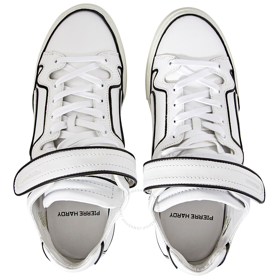 Pierre Hardy Low-top Leather Sneakers