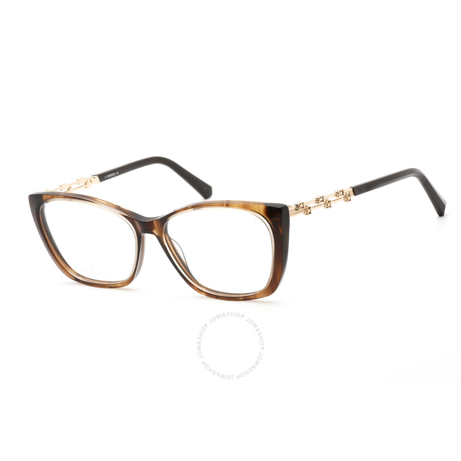 Swarovski Ladies Brown Cat Eye Eyeglass Frames SK538304754