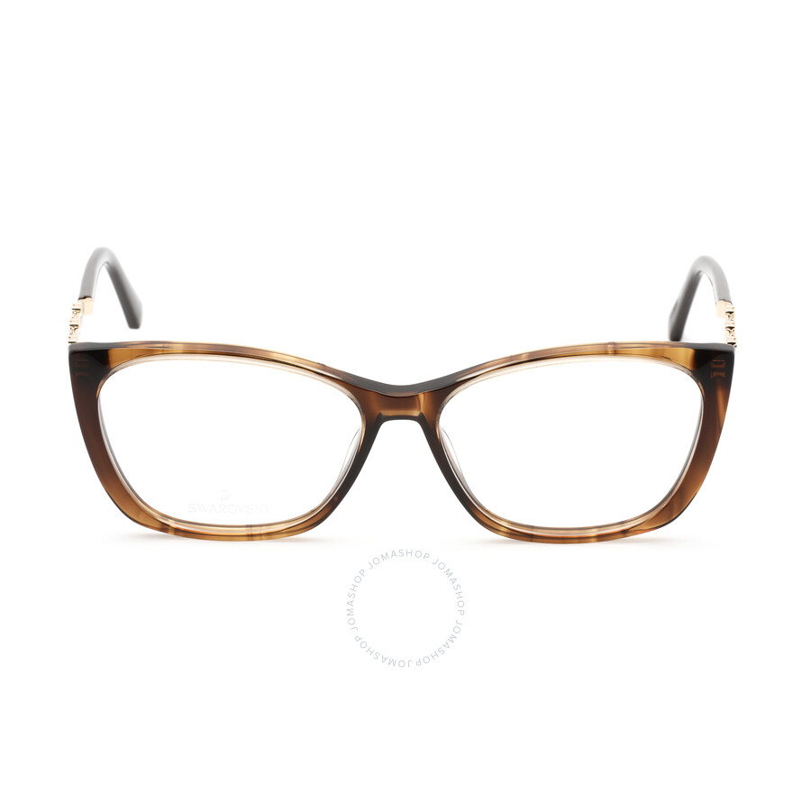 Swarovski Ladies Brown Cat Eye Eyeglass Frames SK538304754