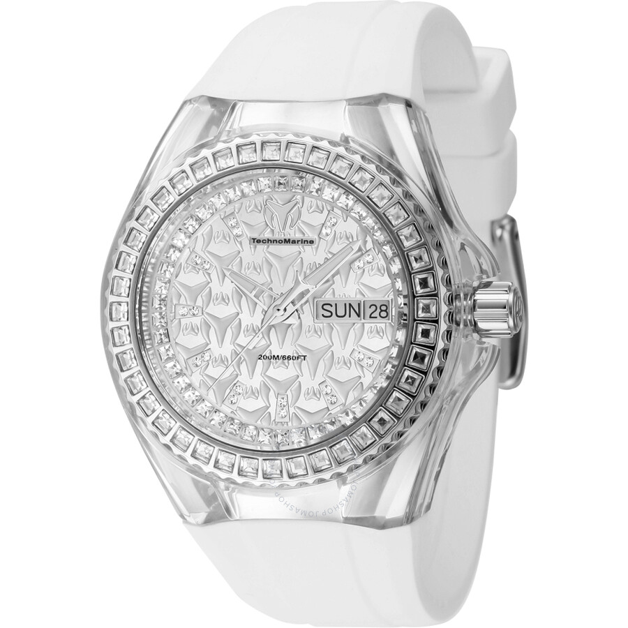 Technomarine Cruise Quartz Crystal Silver Dial Ladies Watch TM-121171