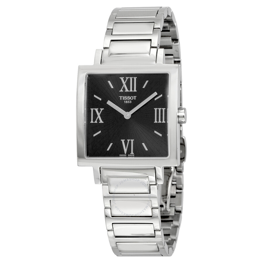 Tissot Happy Chic Black Dial Ladies Watch T034.309.11.053.00