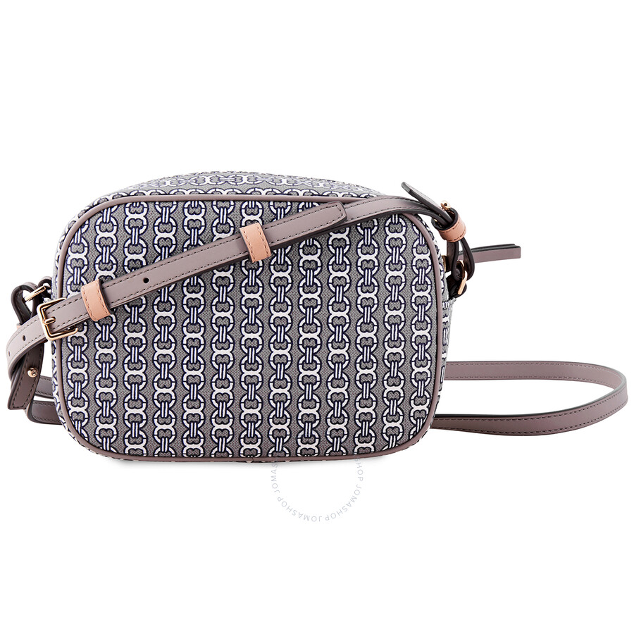 Tory Burch Gemini Link Mini Crossbody Bag- Grey  Heron