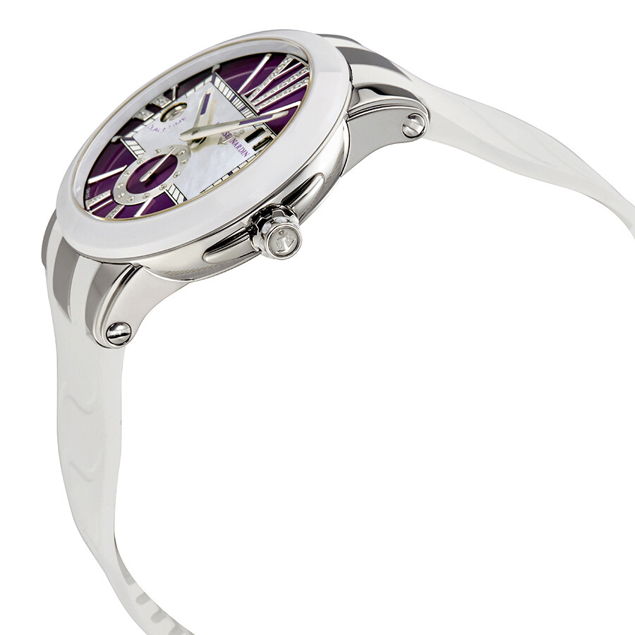 Ulysse Nardin Executive Dual Purple Dial Ladies Watch 243-10-3/30-07