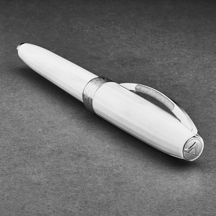 Visconti 'Venus' White Medium Nib Fountain Pen 78300GA66MP