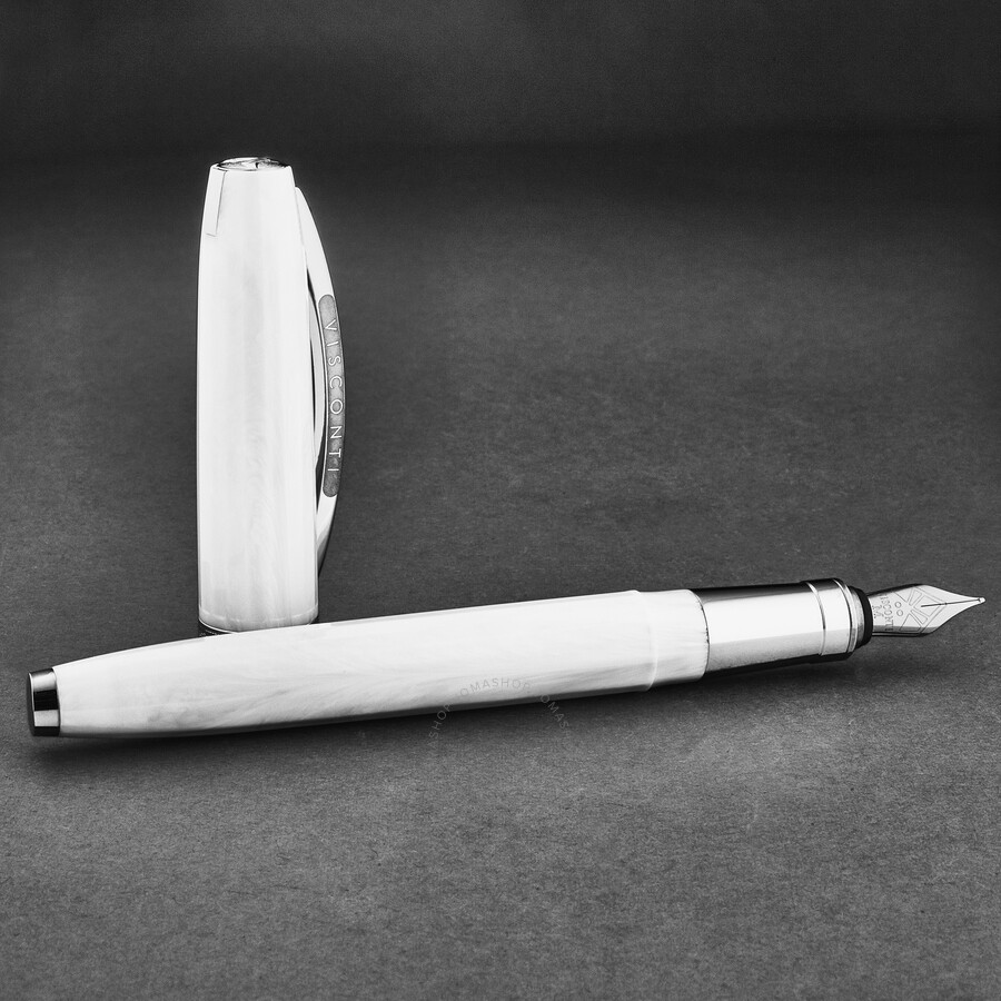 Visconti 'Venus' White Medium Nib Fountain Pen 78300GA66MP